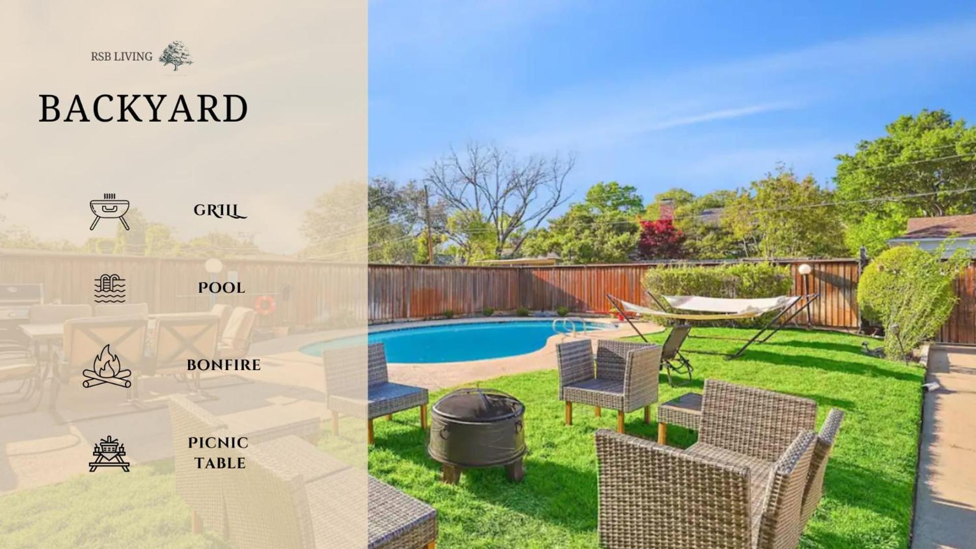 Spectacular 6Br 2,5Ba Holiday Home With Pool Dallas Buitenkant foto